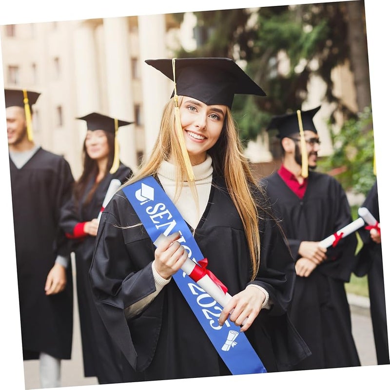 Graduation Stoles Sashes Set of 4 Durable Fabric for Kindergarten to Doctorate - Image 5